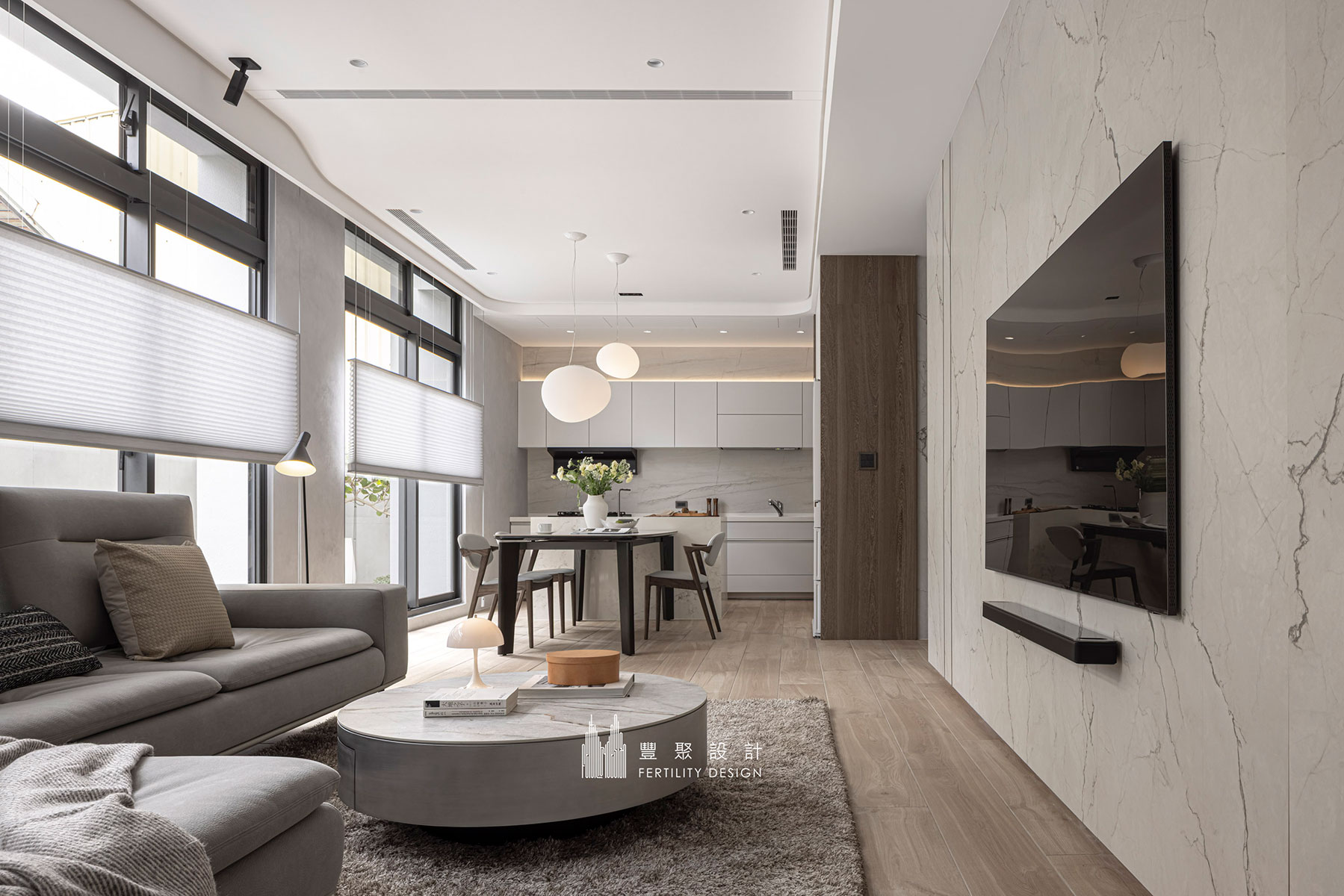 台中自地自建住宅室內設計 原地重建透天室內設計案例