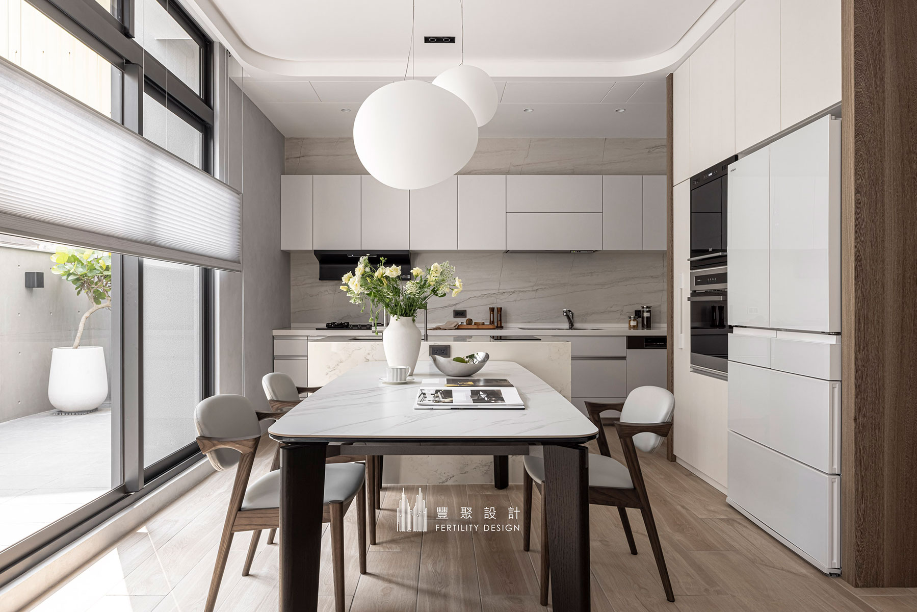 台中自地自建住宅室內設計 原地重建透天室內設計案例