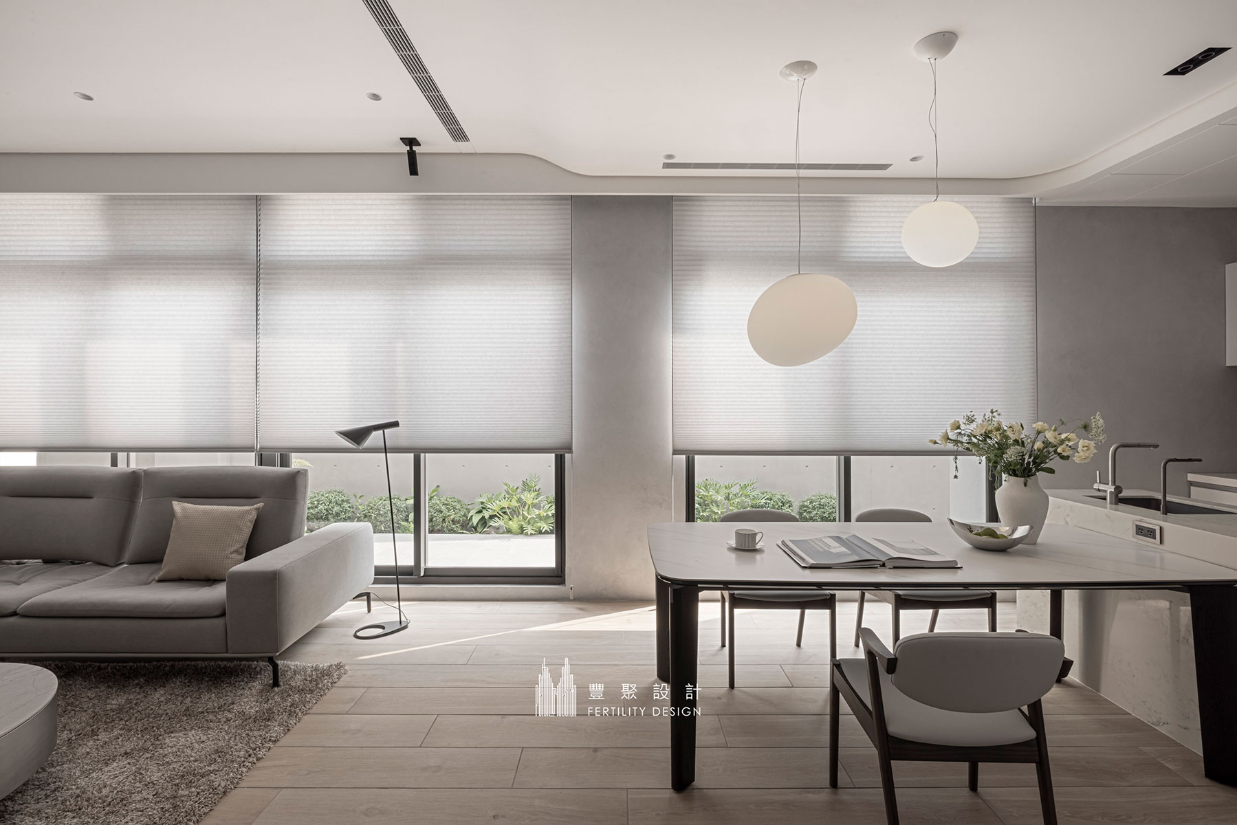 台中自地自建住宅室內設計 原地重建透天室內設計案例